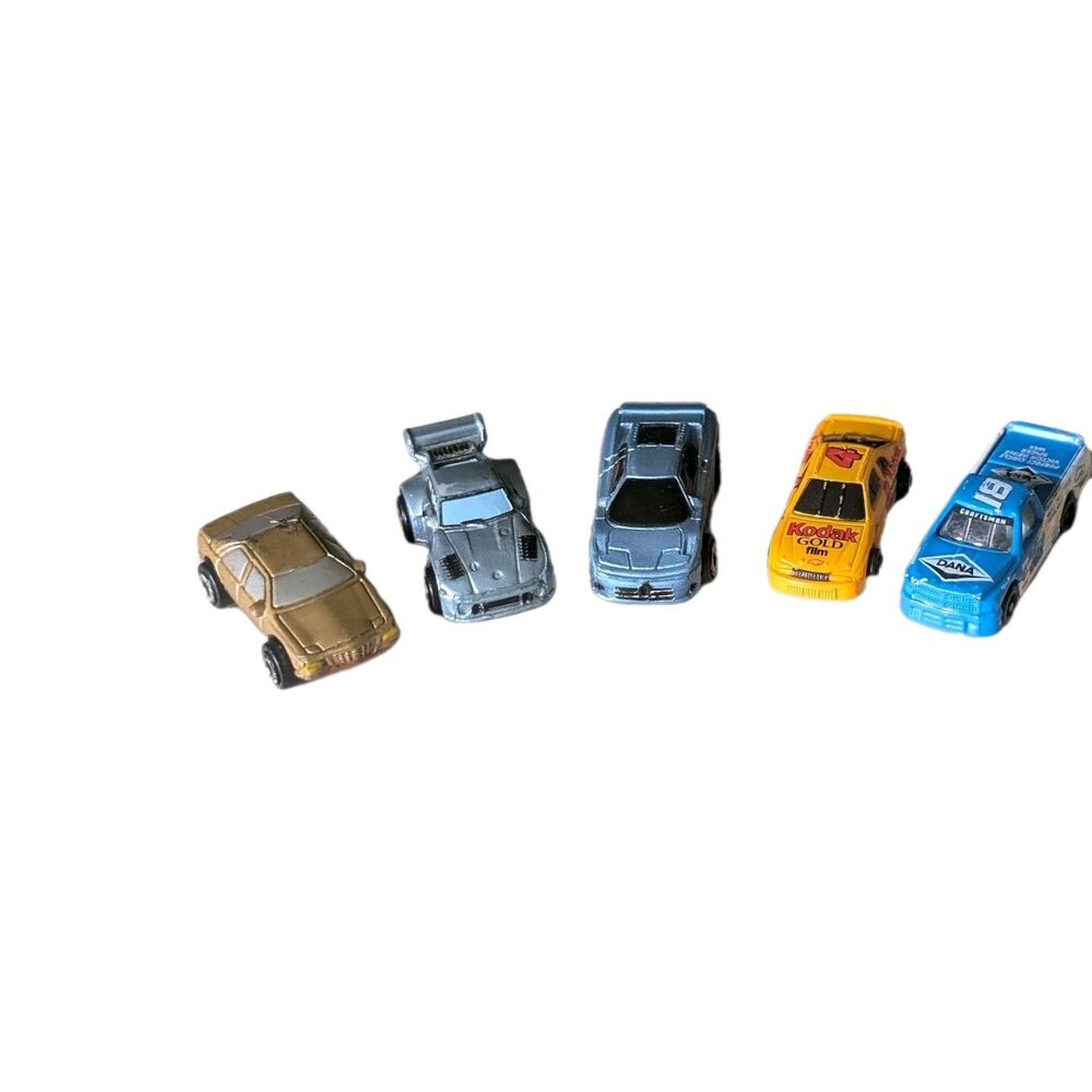 Lot Of 3 Vintage Galoob Micro Machines Vehicles & 2 Racing Vehicles